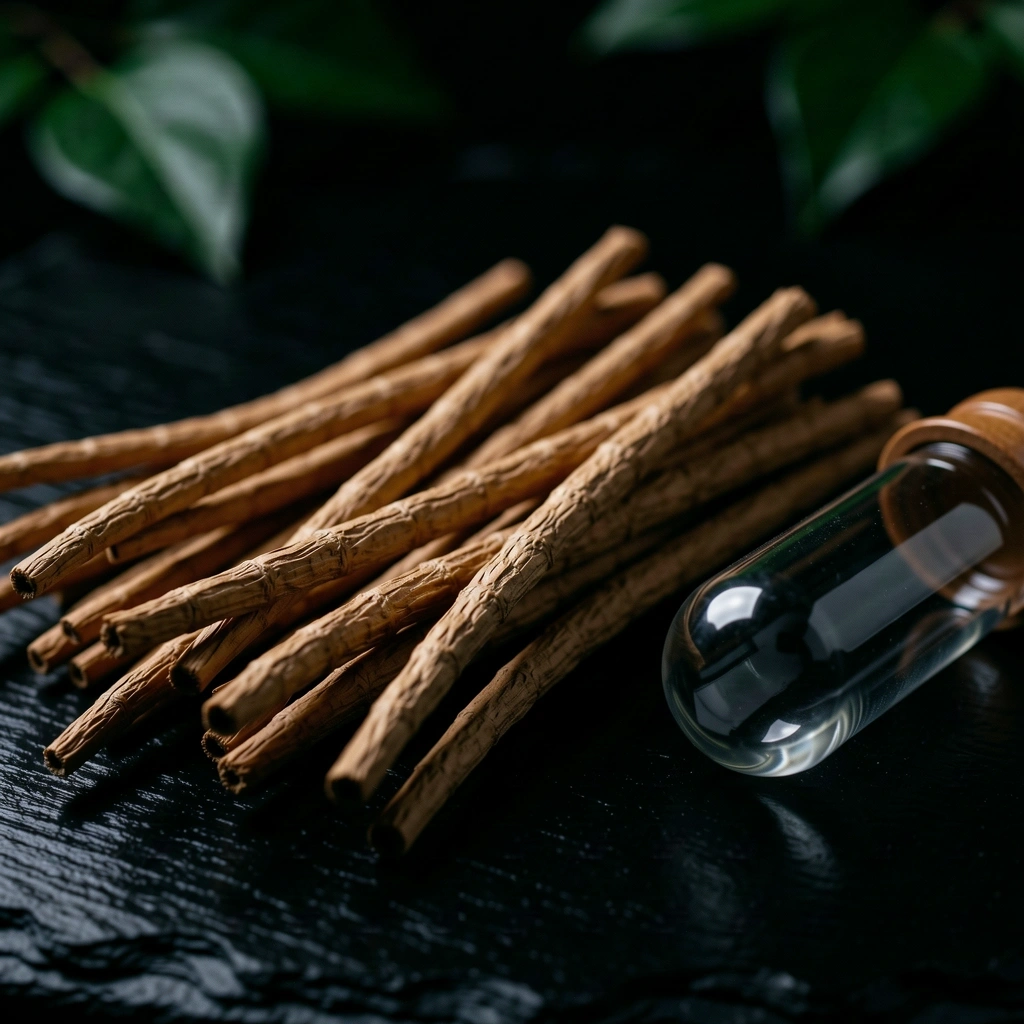 Illustration of Botanical Root Extraction